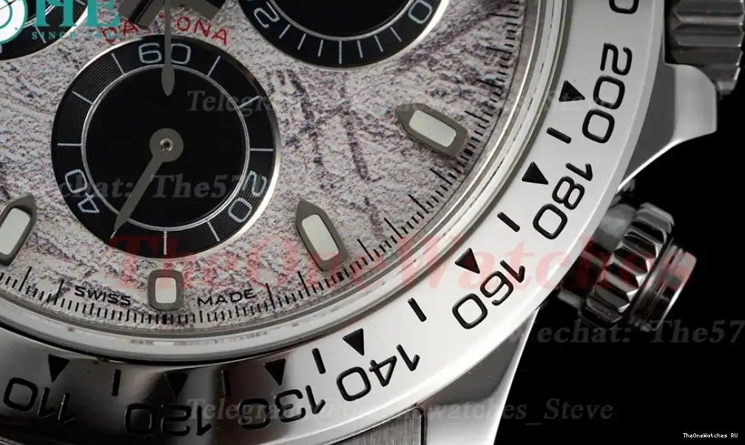 Meteorite SS Daytona 904 116509 A7750 EWF SS Dial 0420